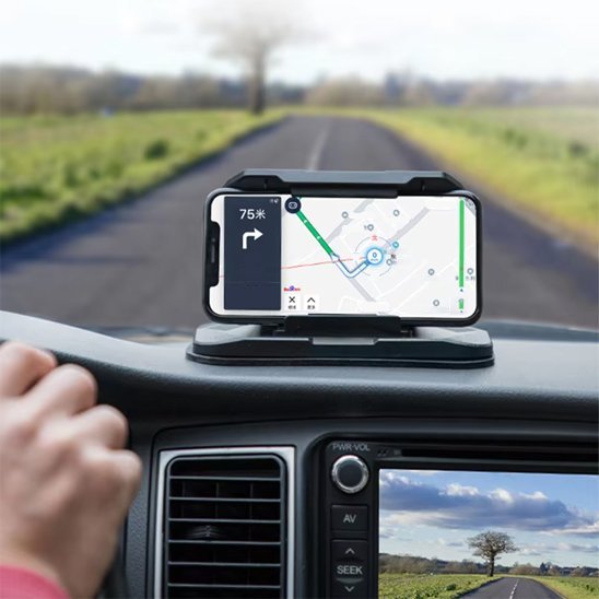 Support téléphone voiture ClipSecure trajet