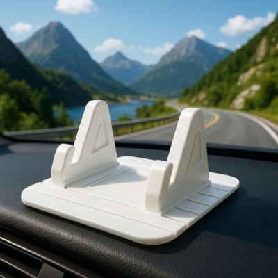 Support téléphone voiture Suptelsil blanc
