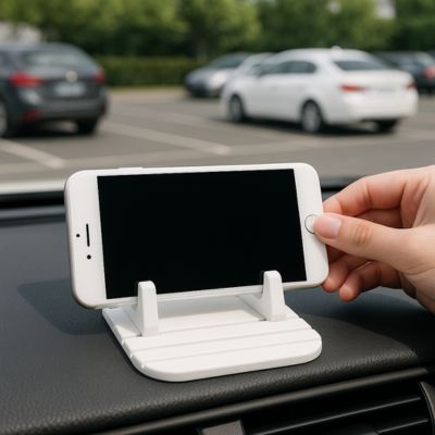 Support téléphone voiture Suptelsil stationnement privé