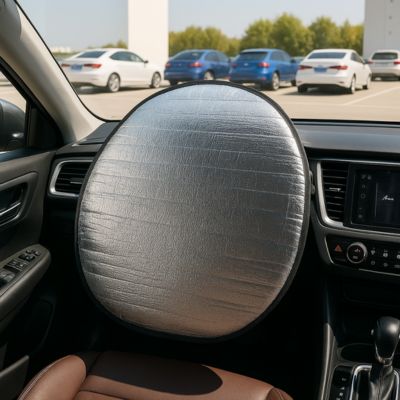 Pare-soleil pour volant Voltège stationnement