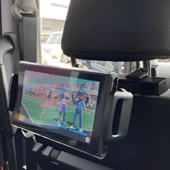 Support tablette voiture AjustSecur appui-tête conducteur