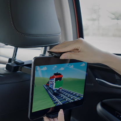 Support tablette voiture AjustSecur appui-tête copilote