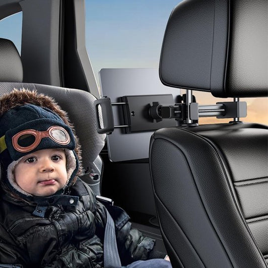 Support tablette voiture AjustSecur avec enfant