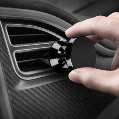 Support téléphone voiture magnétique AeroAim noir